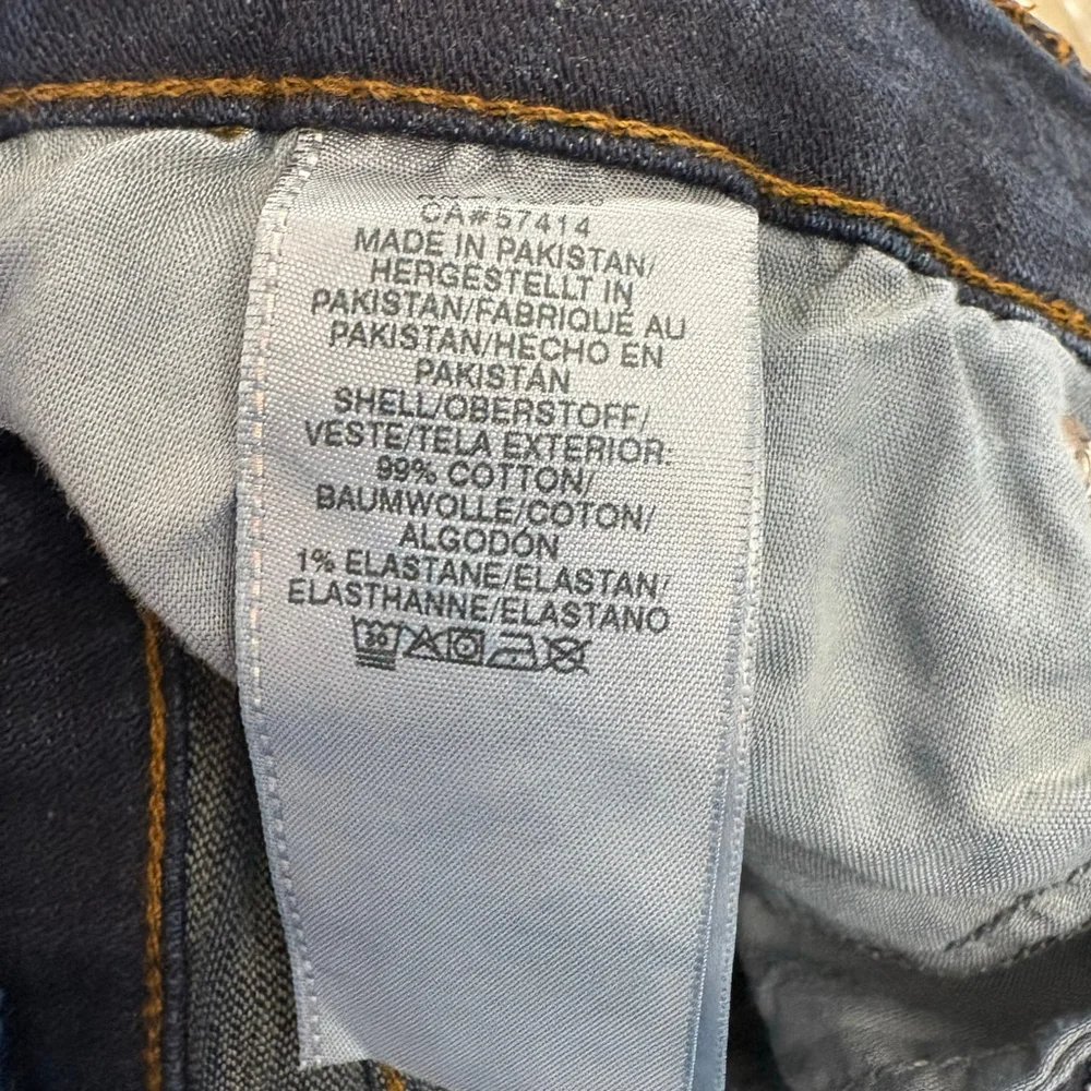 Men's True Religion Ricky Flap Blue Straight Jeans Waist 34